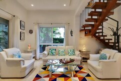 Bohemain Beauty 3BR Villa in Assagao by Earthyrooms