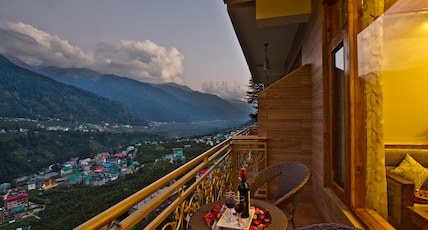 Holiday Heights & Spa Manali Room Type - LUXURY ROOM(PRIVATE BALCONY WITH MOUNTAIN VIEW) Holiday Heights & Spa Manali Room Type - LUXURY ROOM(PRIVATE BALCONY WITH MOUNTAIN VIEW)