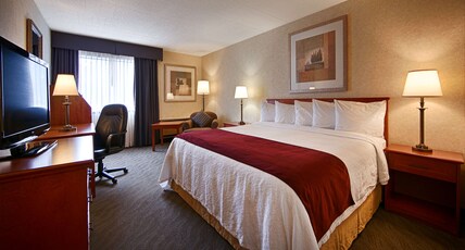 Best Western North Bay Hotel & Conference Centre Room Type - 1 King Bed, Non-Smoking, First Floor, Microwave And Refrigerator, Lounge Chair, Ottoman Best Western North Bay Hotel & Conference Centre Room Type - 1 King Bed, Non-Smoking, First Floor, Microwave And Refrigerator, Lounge Chair, Ottoman