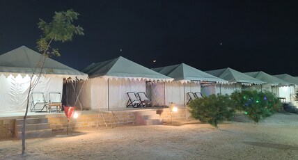 Pooja Desert Camp and resort Room Type - Luxury Swiss Tent Pooja Desert Camp and resort Room Type - Luxury Swiss Tent