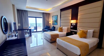 Al Bahar Beach Resort & Hotel Apartments Room Type - Deluxe Room Twin Marina View Al Bahar Beach Resort & Hotel Apartments Room Type - Deluxe Room Twin Marina View