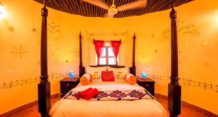 Zostel Jaisalmer Room Type - Private Hut Room With Attached Bathroom