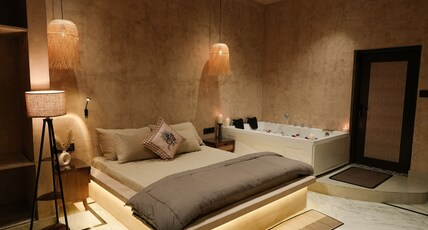 Casa Boho Jaipur Luxury 3BHK Med Stay Jacuzzi Room Type - Casa Boho Jaipur Luxury 3BHK Med Stay Jacuzzi