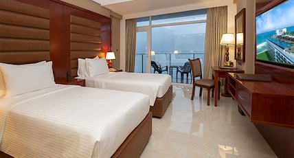 Marino Beach Colombo Room Type - Signature Sea View Twin Room with Complimentary City Tour and Access to Beach Lounge Marino Beach Colombo Room Type - Signature Sea View Twin Room with Complimentary City Tour and Access to Beach Lounge