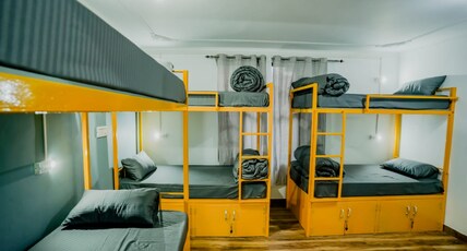 Young Monk Hostel & Cafe Dharamkot Room Type - 6 Bed Mixed Dorm (Age from 18-40 Years Only - No Family)