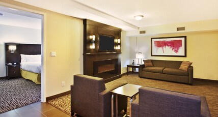 Holiday Inn Express SAULT STE MARIE Room Type - 1 King Suite Communications Mobility Accessible Rollin Shower Holiday Inn Express SAULT STE MARIE Room Type - 1 King Suite Communications Mobility Accessible Rollin Shower