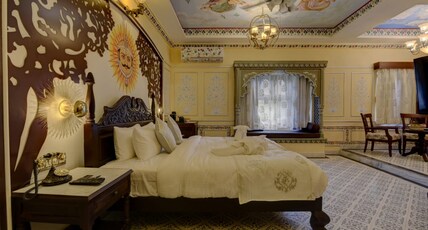 Janak Vilas - A Heritage Boutique Hotel Room Type - Suite Room with Jacuzzi. Janak Vilas - A Heritage Boutique Hotel Room Type - Suite Room with Jacuzzi.