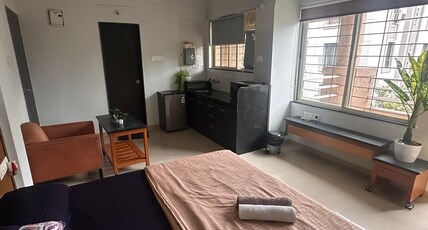 Studio Apartments by Abhibha Stays Room Type - Sabr: Standard Studio with Balcony