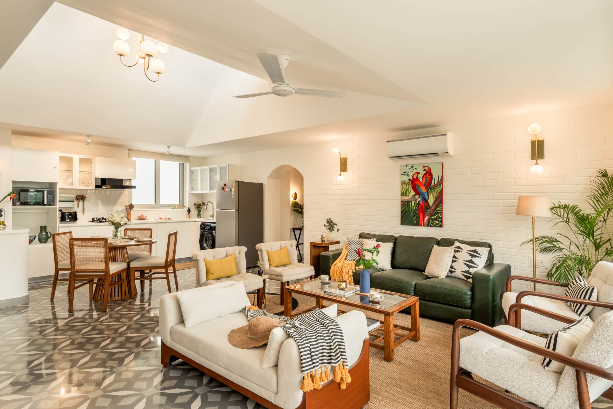ElVolar Relaxed 2BHK Stay in Nerul (302) - Tap to explore photos