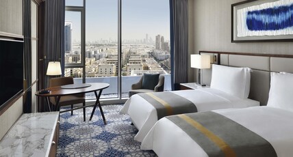 MOVENPICK GRAND PLAZA DUBAI Room Type - Superior Room with 2 single beds, Sea View