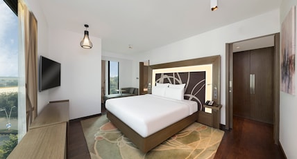 Novotel New Delhi Aerocity Room Type - Superior Suite - 2 Way Airport Transfers, Lounge Access & 20 Pct Discount On F&B And Laundry Novotel New Delhi Aerocity Room Type - Superior Suite - 2 Way Airport Transfers, Lounge Access & 20 Pct Discount On F&B And Laundry