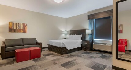 Best Western Plus Airport Inn & Suites Room Type - Accessible - Suite 1 King Bed, Mobility Accessible, Roll In Shower, Sofabed, Full Kitchen, Wi-Fi, No