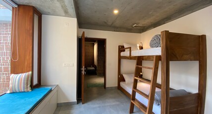 OSTEL Auroville Room Type - A Bed in 4 Bed Mixed Dorm