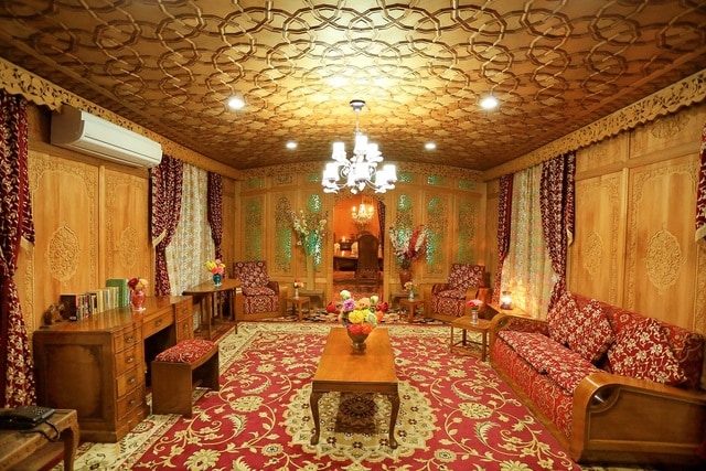 Mughal Palace Houseboat - Tap to explore photos
