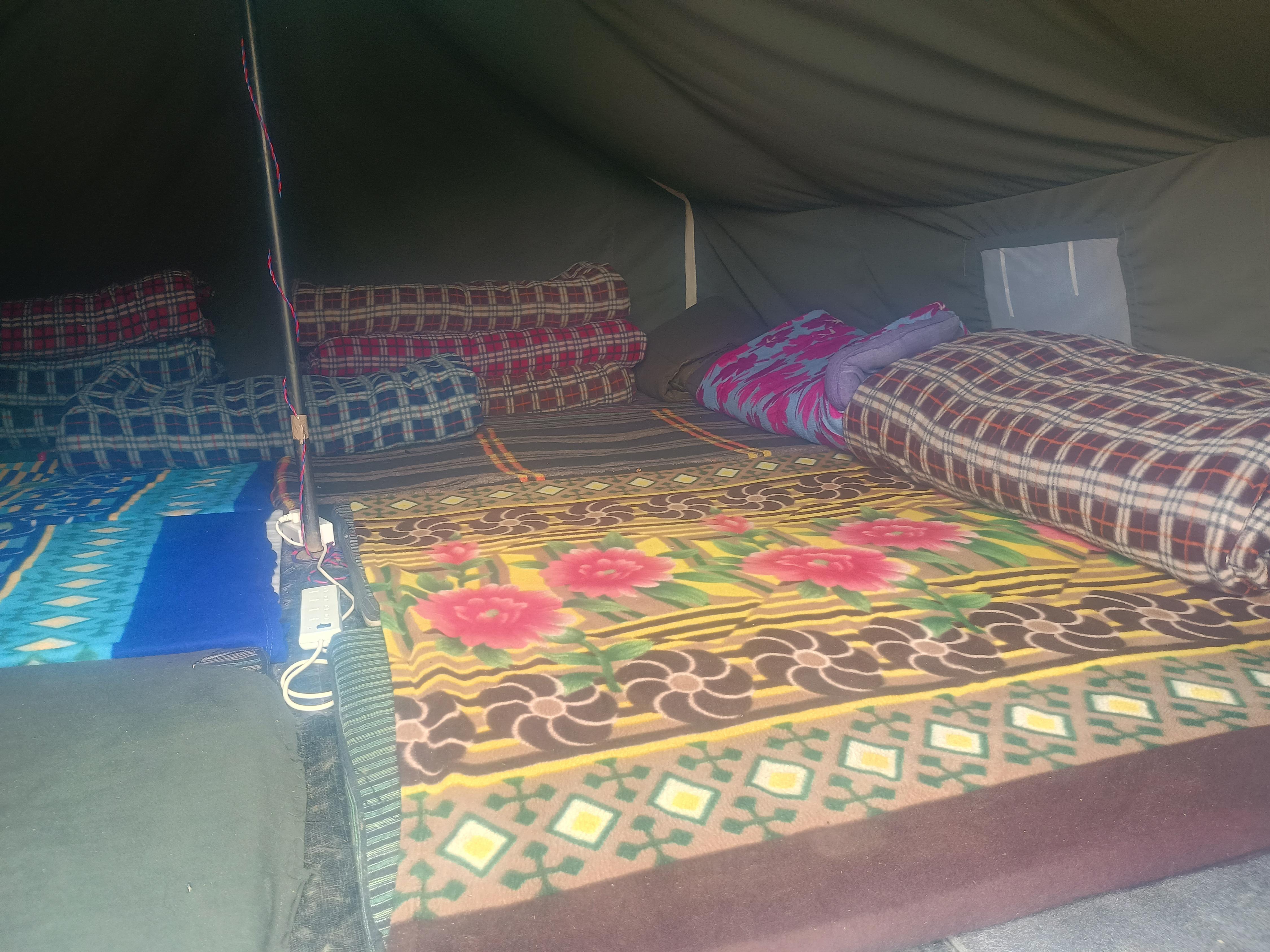 Kedar mountain view camping - Tap to explore photos