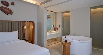 Swosti Premium Beach Resorts Room Type - Intimate Escape Suite (With Jacuzzi) Swosti Premium Beach Resorts Room Type - Intimate Escape Suite (With Jacuzzi)