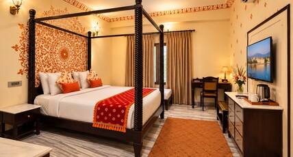 Laxmi Palace Heritage Boutique Hotel Room Type - HERITAGE ROOM Ground Floor (Free Pick up on Arrival only from Train or Bus Stand - 08:00 am - 08:00 