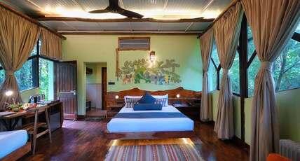Kanha Jungle Camp Room Type - Semi Elevated Luxury Cottage