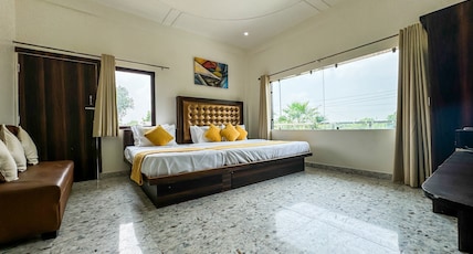 Vrinda Sarovar (800 mtr from Mathura Railway Station) Room Type - Family Room || 1 Double and 1 Single Bed || Vrinda Sarovar (800 mtr from Mathura Railway Station) Room Type - Family Room || 1 Double and 1 Single Bed ||