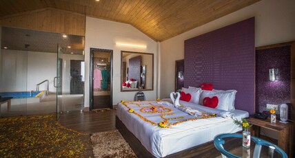 Vue Magique Resort Near ITC Hotel CHAIL. Room Type - Honeymoon suite Room