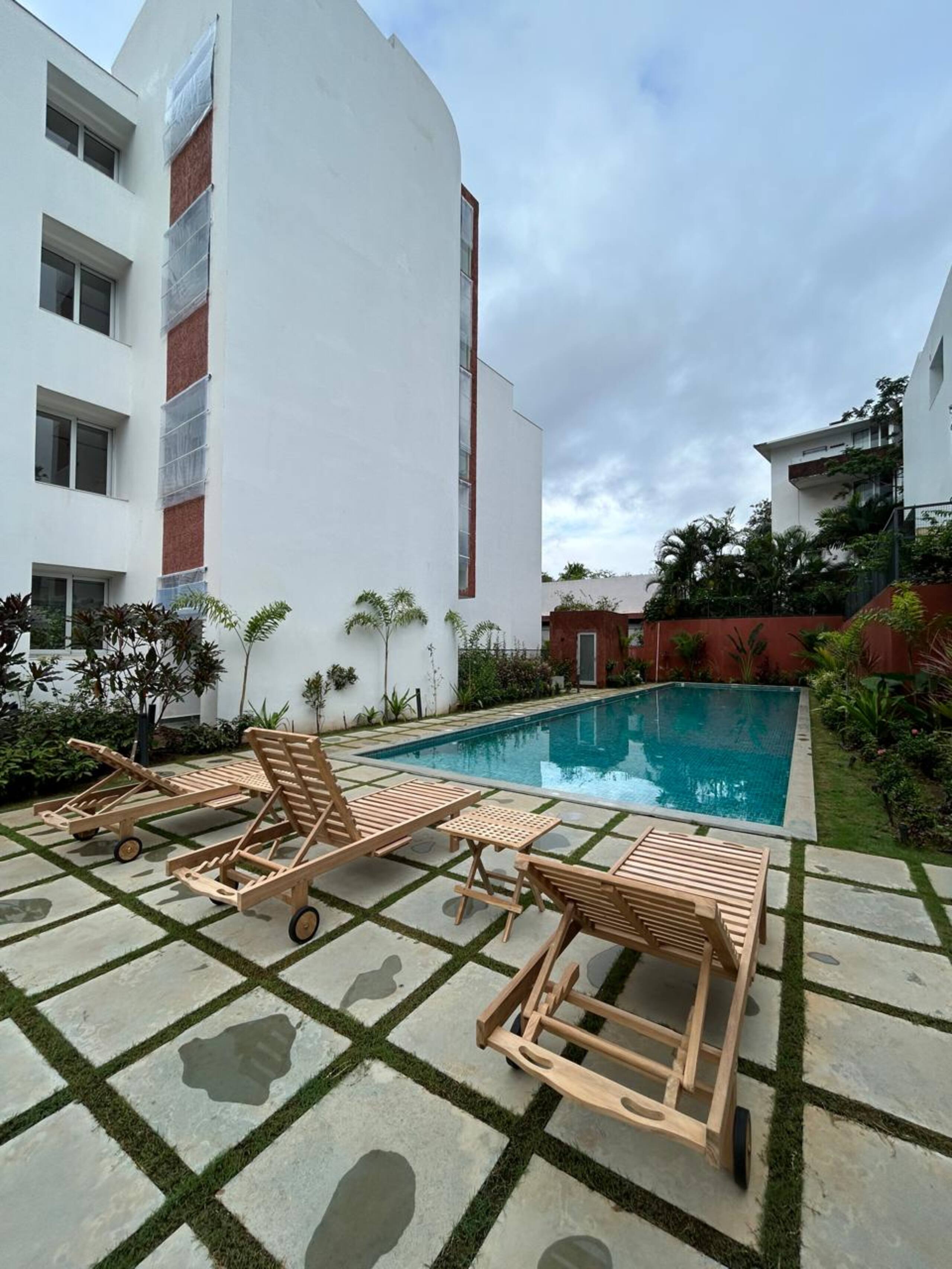 El Volar Luxe 2BHK Retreat with Balcony Nerul (203) - Tap to explore photos