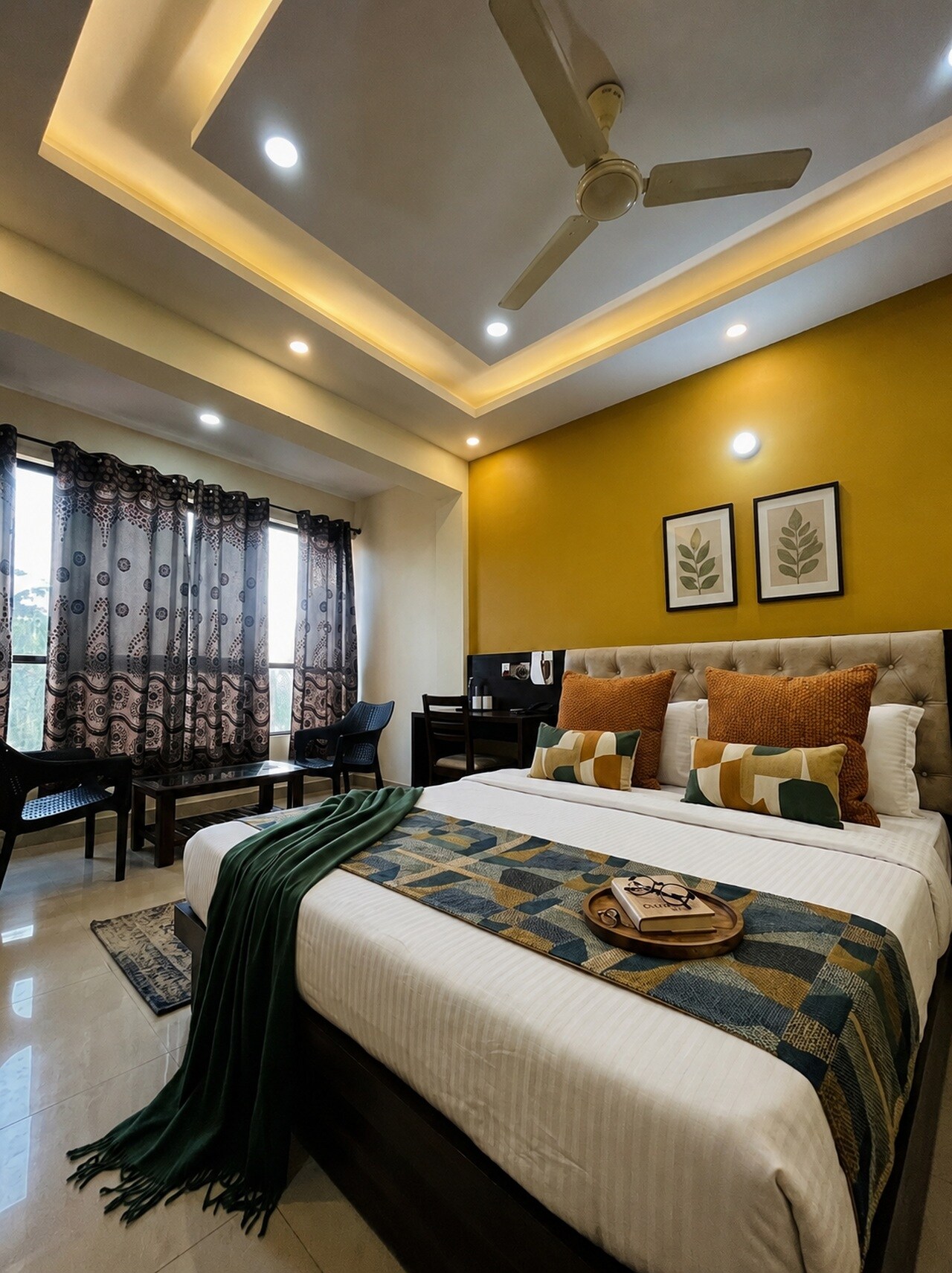 Morjim Pride Hotel with Swimming Pool near Morjim Beach - Tap to explore photos