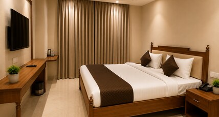 Crestmont Royals, Raja Park, Jaipur Room Type - Deluxe King Bed Room with City View