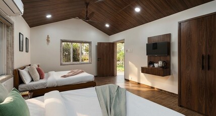 Crimson Bricks & Woods, Resort Style Cottages Karjat Room Type - Sadan (Deluxe Room) Quad Room