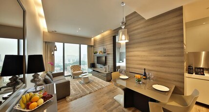 Pan Pacific Serviced Suites Beach Road Room Type - Executive One-Bedroom Apartment Pan Pacific Serviced Suites Beach Road Room Type - Executive One-Bedroom Apartment