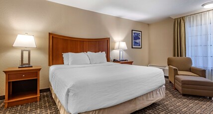 Best Western Swiss Clock Inn Room Type - 1 King Bed, Non-Smoking, Commercial Room, High Speed Internet Access, Microwave And Refrigerator, Co Best Western Swiss Clock Inn Room Type - 1 King Bed, Non-Smoking, Commercial Room, High Speed Internet Access, Microwave And Refrigerator, Co
