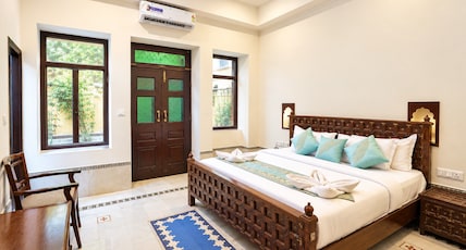 Hotel Ganga Heritage The Palm Bliss Resort Room Type - Ganga Sparsh Private Balcony Room Mountain and City Street View Hotel Ganga Heritage The Palm Bliss Resort Room Type - Ganga Sparsh Private Balcony Room Mountain and City Street View