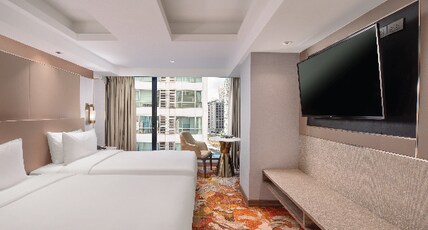 Samala Hotel Bangkok Room Type - Deluxe Balcony Room -Twin Bed