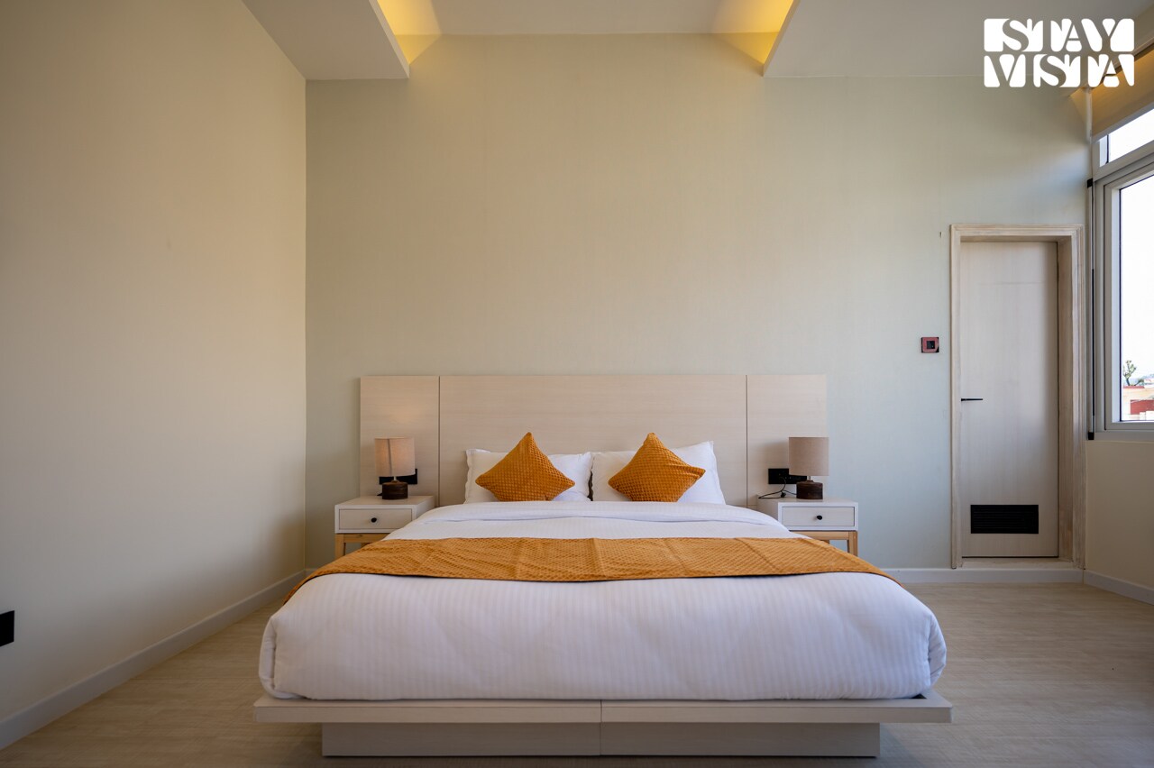 StayVista at Moonstone @ Tirtham Ivory Home w/ Jacuzzi - Tap to explore photos
