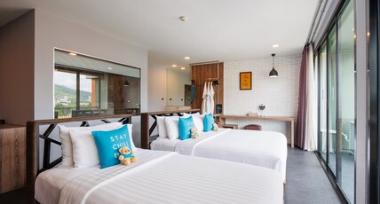 Cross Vibe Chiang Mai Decem Hotel Room Type - Studio Suite Triple Cross Vibe Chiang Mai Decem Hotel Room Type - Studio Suite Triple