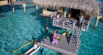 InterContinental Bora Bora le Moana Resort Room Type - 1 King End of Pontoon Overwater Bungalow