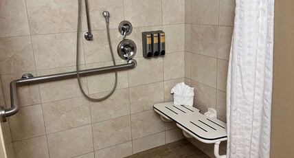 Best Western Plus Oceanside Palms Room Type - Accessible - 1 King, Mobility Accessible, Communication Assistance, Roll In Shower, Microwave And Re Best Western Plus Oceanside Palms Room Type - Accessible - 1 King, Mobility Accessible, Communication Assistance, Roll In Shower, Microwave And Re