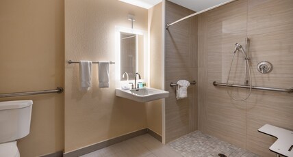 Holiday Inn - Poughkeepsie Room Type - 1 King Standard Mobility Accessible Roll in Shower Holiday Inn - Poughkeepsie Room Type - 1 King Standard Mobility Accessible Roll in Shower