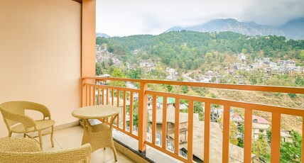 Hotel Pawan Regency - Best Mountain View Hotel In McLeodganj Room Type - Mountain View Premium Room With Balcony
