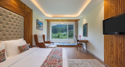 Snow Valley Resorts & Spa (A Centrally Heated Mountain Side Resorts ) Room Type - Maharaja Room ( With View and Complimentary Centralised Heating during winters) Snow Valley Resorts & Spa (A Centrally Heated Mountain Side Resorts ) Room Type - Maharaja Room ( With View and Complimentary Centralised Heating during winters)