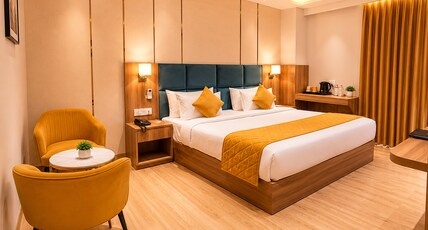 Hotel Three Seasons - Near Parikrama Marg Room Type - Deluxe Double Room