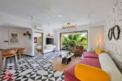 The BlackBerry 2BHK Baga Beach 2 5km By HomestayDaddy