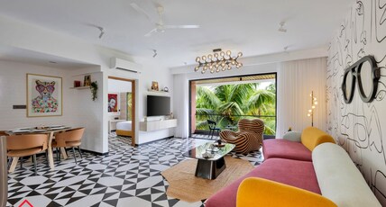 The BlackBerry 2BHK Baga Beach 2 5km By HomestayDaddy Room Type - The BlackBerry 2BHK Baga Beach 2 5km By HomestayDaddy