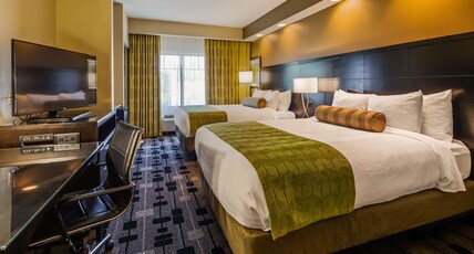 Best Western Premier University Inn Room Type - 2 Queen Beds, Non-Smoking, Microwave And Refrigerator, Work Desk, Wi-Fi, Full Breakfast Best Western Premier University Inn Room Type - 2 Queen Beds, Non-Smoking, Microwave And Refrigerator, Work Desk, Wi-Fi, Full Breakfast