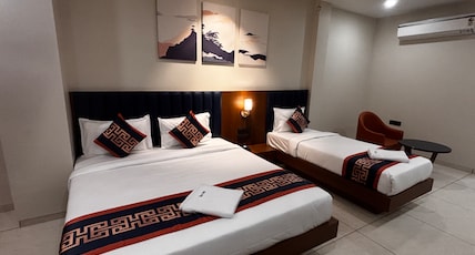 Hotel Tulsi Icon Room Type - King Bed Room with Temple View Hotel Tulsi Icon Room Type - King Bed Room with Temple View