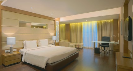 Radisson Udaipur Room Type - Business Class Room Room with Bathtub 20 percent off on F&B and Spa Radisson Udaipur Room Type - Business Class Room Room with Bathtub 20 percent off on F&B and Spa