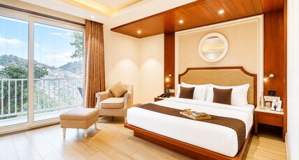 Hotel Nature's Lap Mussoorie Pure Veg Near Mall Road Room Type - Premium Room With Balcony and Valley View