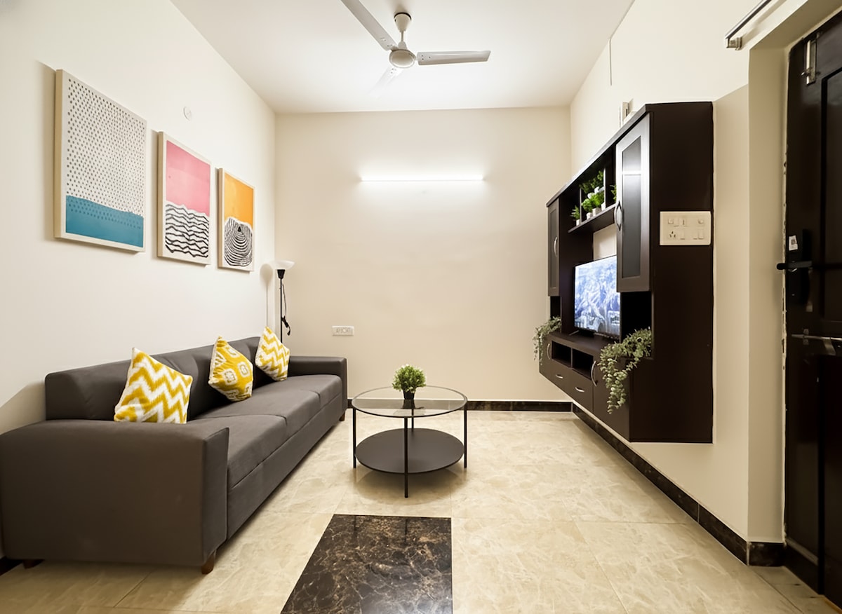 Modena 1BHK with Balcony by Financial District - Tap to explore photos
