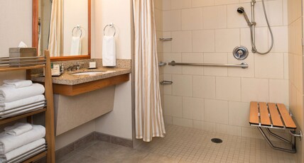 Hilton Seattle Airport & Conference Center Room Type - 1 KING POOL VW ACC RI SHWR