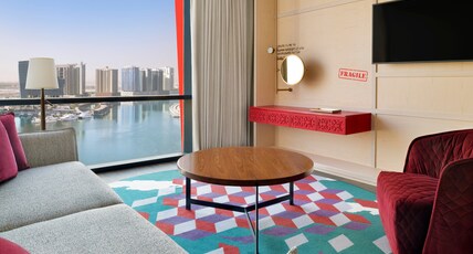 Hotel Indigo Dubai Downtown - Near Dubai Mall Room Type - 1 Bedroom Suite Creek View Sofa Bed