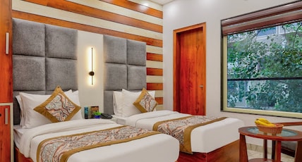 Hotel Vedas Heritage (Newly Built 2026) - Karol Bagh Room Type - Premium Twin or King Room with LCD TV Hotel Vedas Heritage (Newly Built 2026) - Karol Bagh Room Type - Premium Twin or King Room with LCD TV